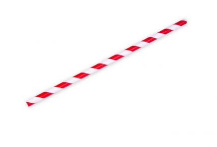 PSWJ775UW-RE jumbo red candy cane striped durable paper straw