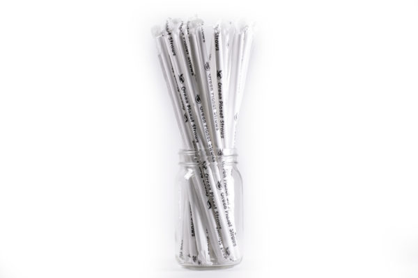 Wrapped durable paper straws, wrapped giant paper straws, eco-friendly wrapped giant paper straws